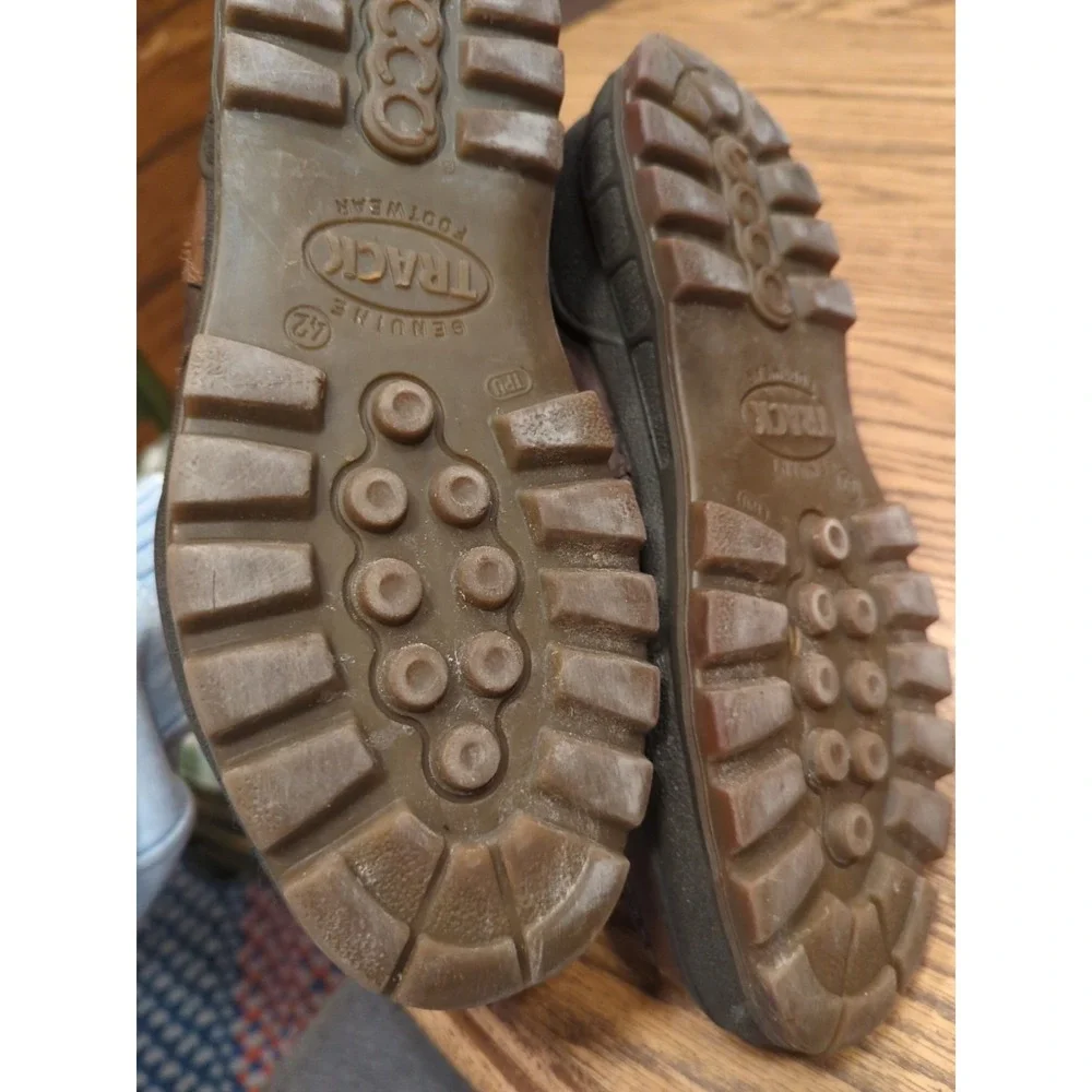 Ecco Track II High‎ Gore-Tex Waterproof Brown Leather Ankle Boots Mens 8 8.5